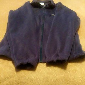 Columbia Large Fleece Gray Jacket
